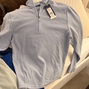 Vineyard Vines Light Blue Zip Up Sweater